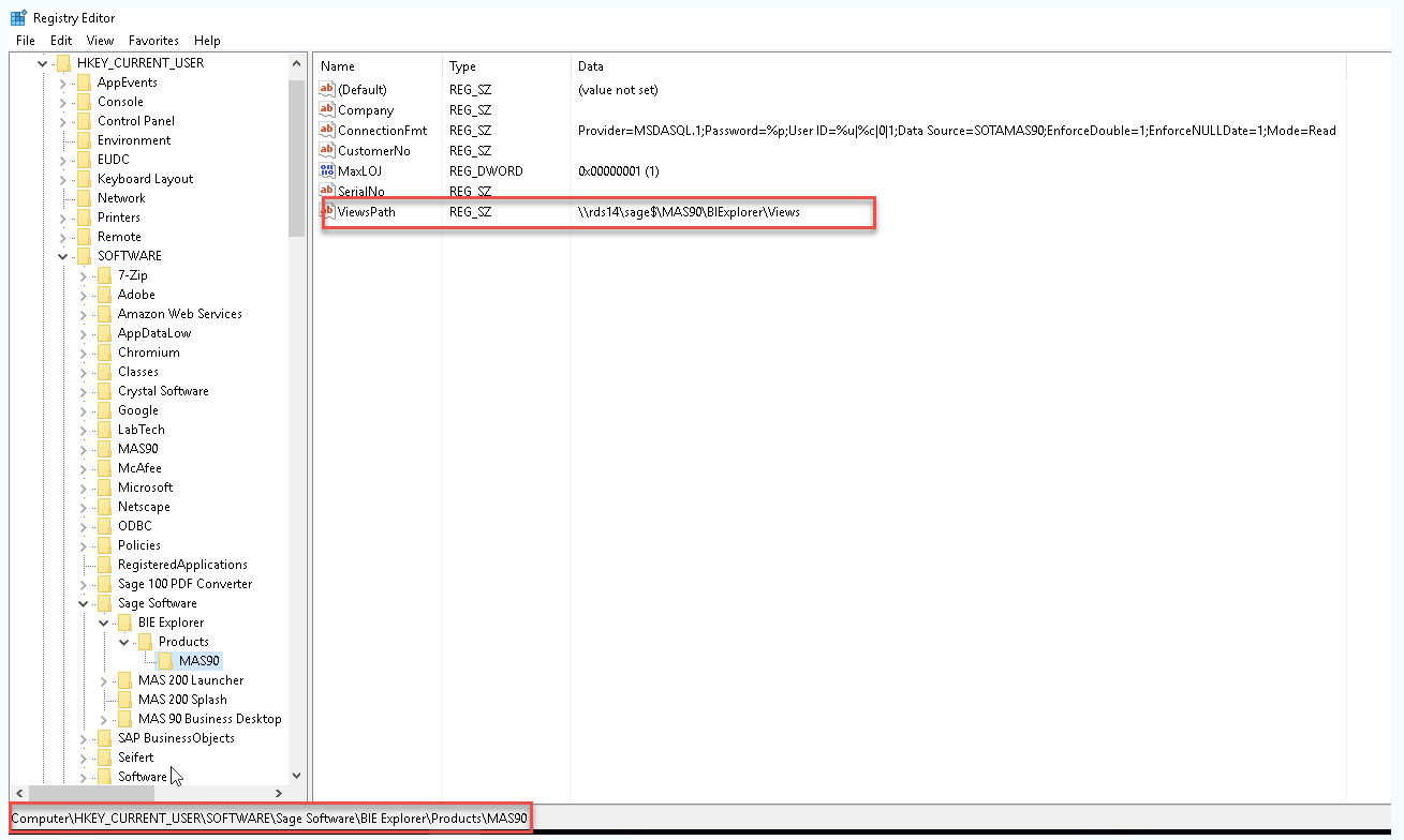 Sage Business Insight Fails to Load Views